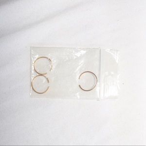 NWOT Fake Nose Hoops
